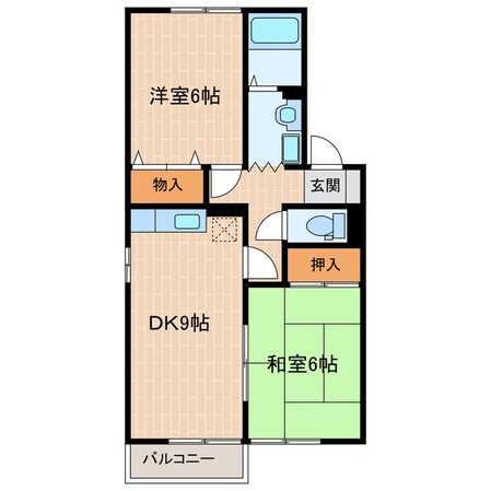 掛川駅 バス13分  水垂下車：停歩5分 2階の物件間取画像